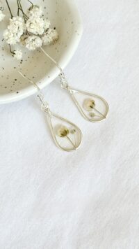 עגילי טיפה כסף