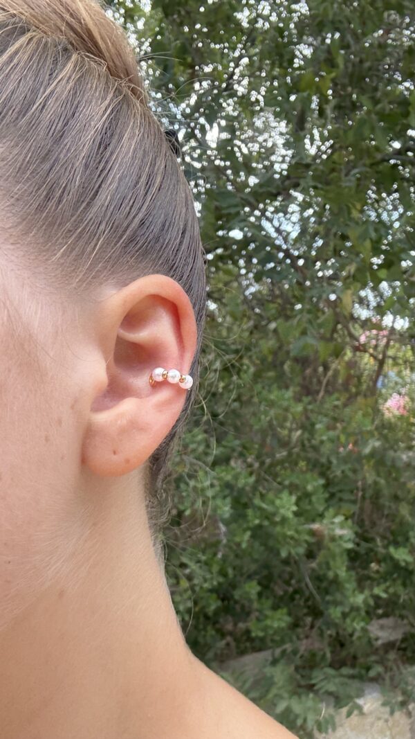 ⁦דמוי קונץ׳ פנינים גדולות⁩ – תמונה ⁦2⁩