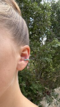 ⁦דמוי קונץ׳ תכלת⁩ – תמונה ⁦2⁩