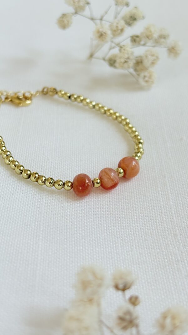 ⁦צמיד קרנליאן⁩ – תמונה ⁦2⁩