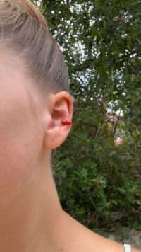 ⁦דמוי קונץ' אדום⁩ – תמונה ⁦2⁩