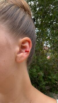 ⁦דמוי קונץ' אדום⁩ – תמונה ⁦3⁩