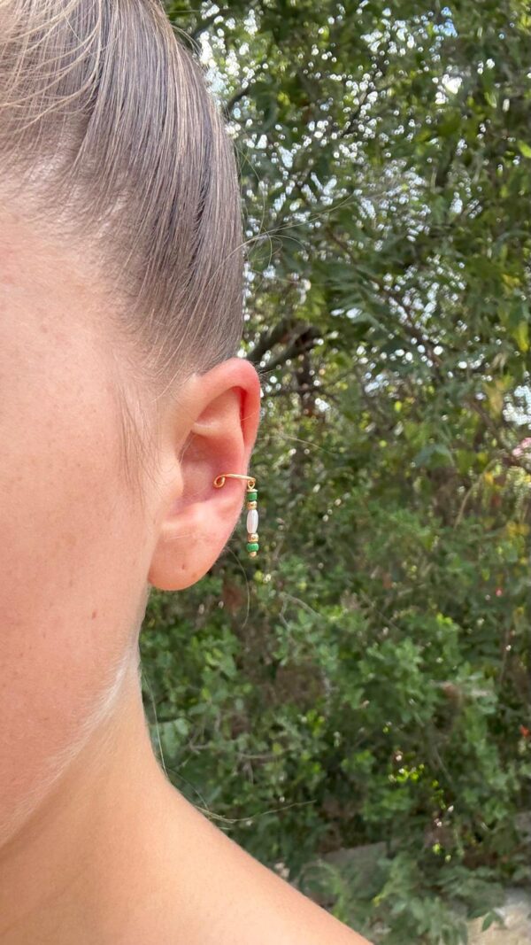 ⁦דמוי קונץ' ירוק תלוי⁩ – תמונה ⁦2⁩