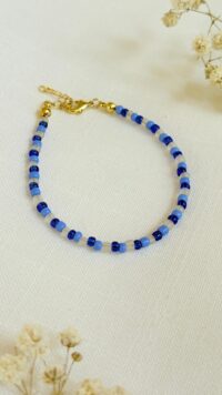 ⁦צמיד בגוונים כחולים⁩ – תמונה ⁦2⁩