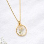 שרשרת פרח עגולה