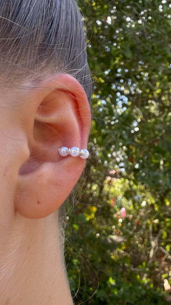 ⁦דמוי קונץ׳ פנינים גדולות⁩ – תמונה ⁦2⁩