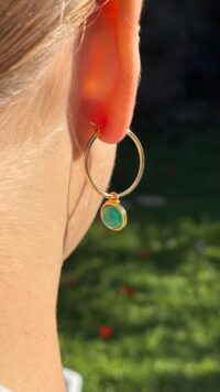 עגילי דר טורקיז L